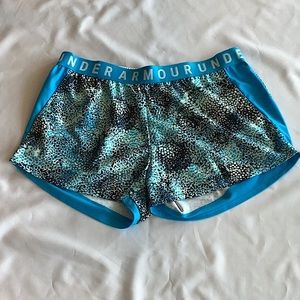 BNWT Under Armour Running Shorts in Blue Size L